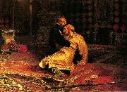 Ilya Repin Ivan the Terrible and His Son Ivan on November 16th, 1581 painting